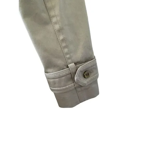 Coach Double Breast Belted Trench Coat Women’s Beige Size XS